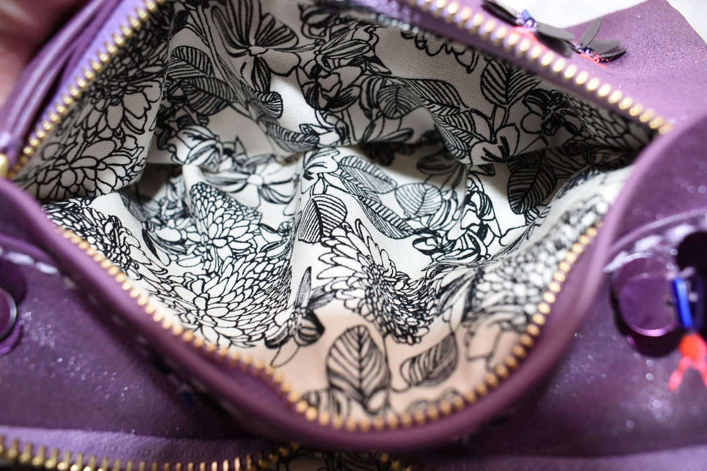 Vera Bradley Mallory RFID Petite Crossbody Bag in Lilac Shimmer