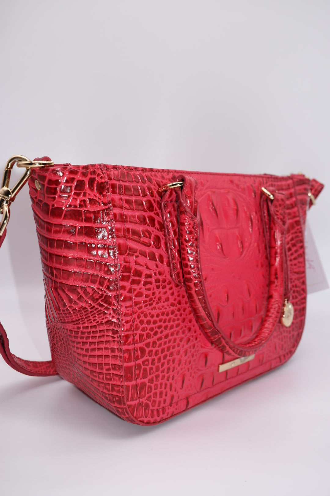 Brahmin Small Ashlee Satchel Bag in Sweetheart Ombre Melborne