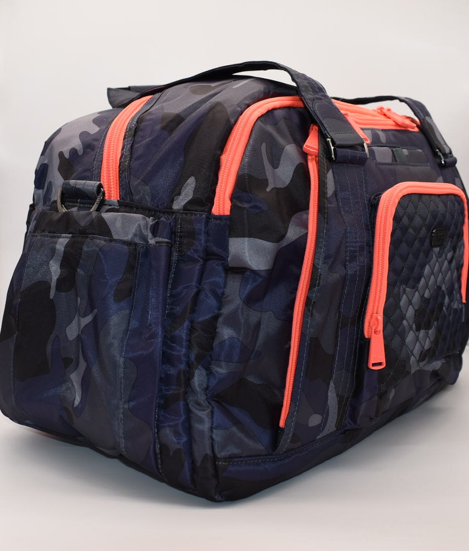 Lug Propeller Duffel Bag in Navy Camo