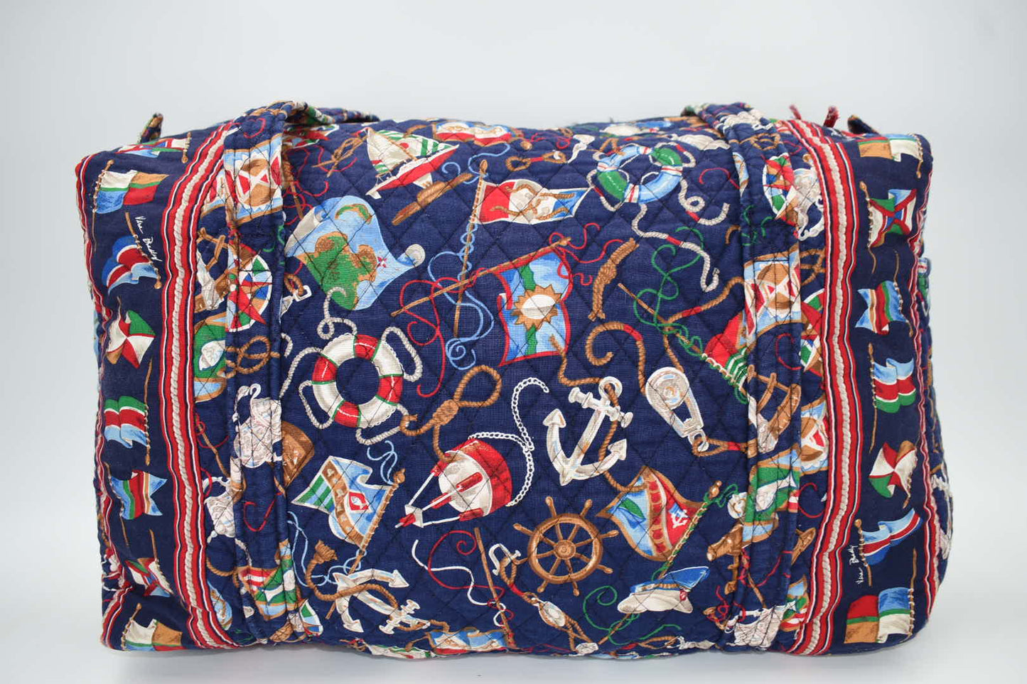 Vintage Vera Bradley Large Duffle Bag in "Regatta -1994" Pattern