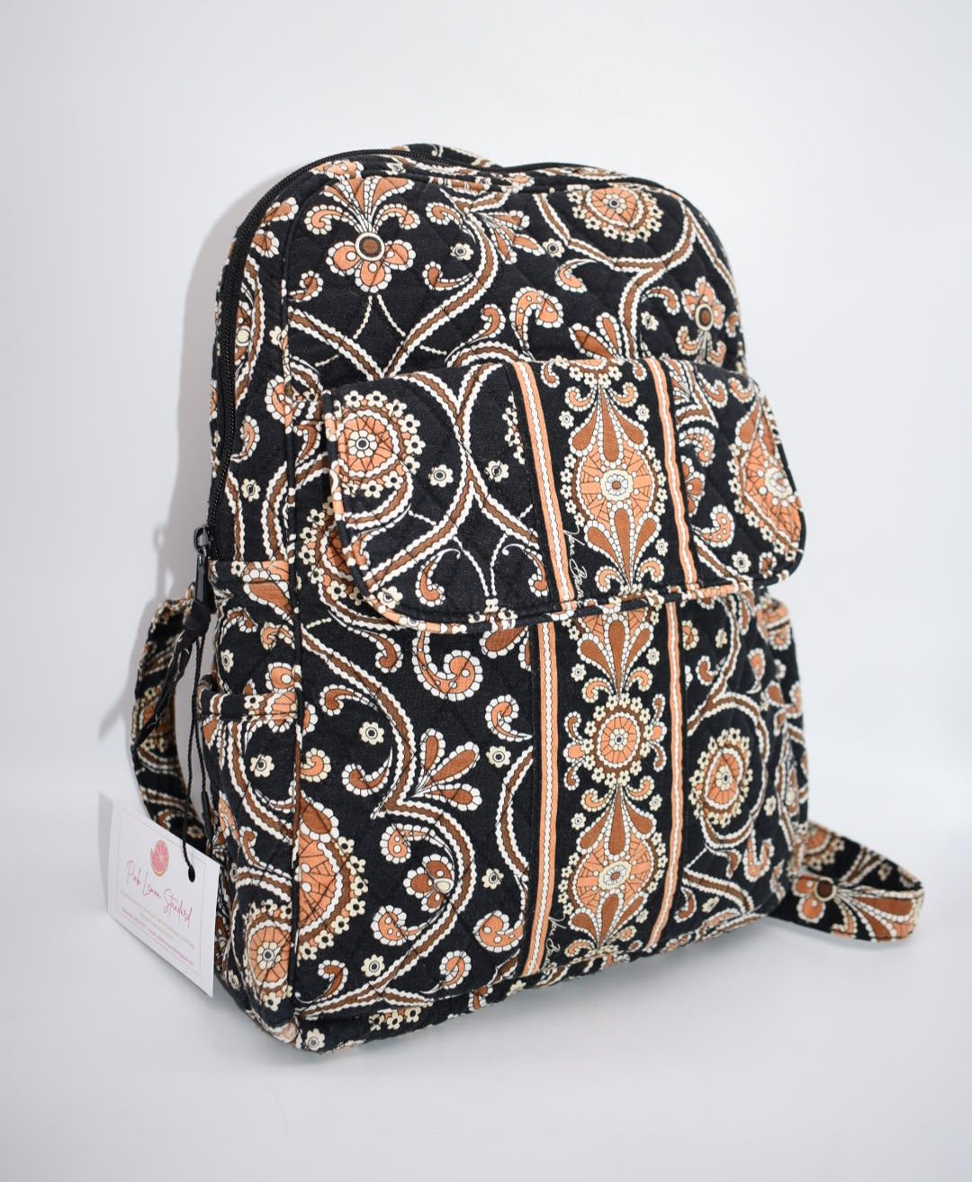 Vera Bradley Small Backpack in "Caffe Latte" Pattern