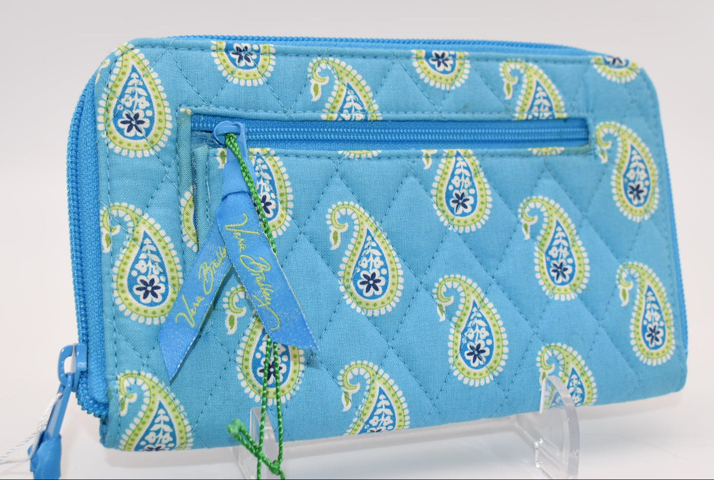 Vera Bradley Zip Around Wallet in "Bermuda Blue - 2005"