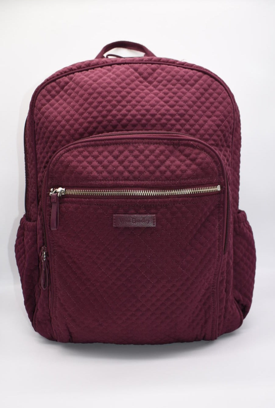 Vera Bradley Microfiber Campus Backpack in "Mulled Wine"