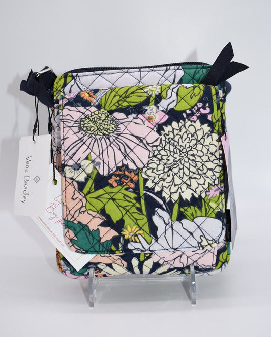 Vera Bradley RFID Mini Hister Crossbody Bag in "Bloom Bloom" Pattern