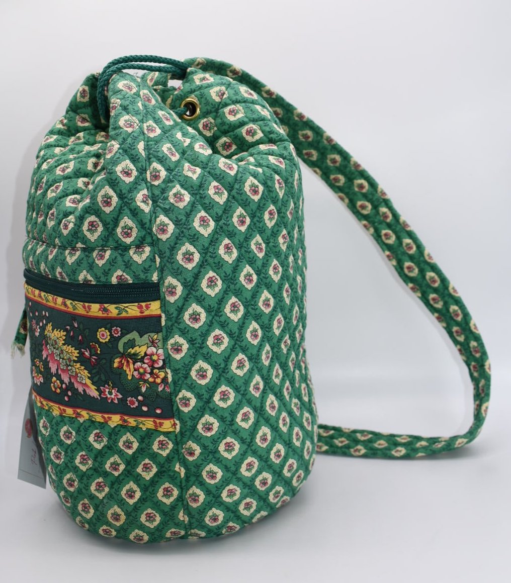 Vintage Vera Bradley Sling Bag in "Greenfield - 2000" Pattern