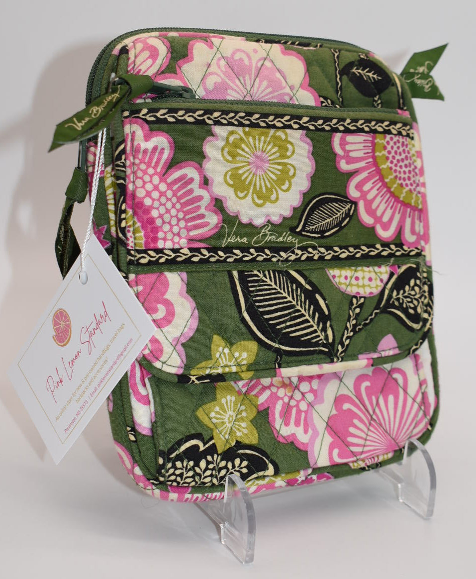 Vera Bradley Mini Hipster Crossbody Bag in "Olivia Pink" Pattern