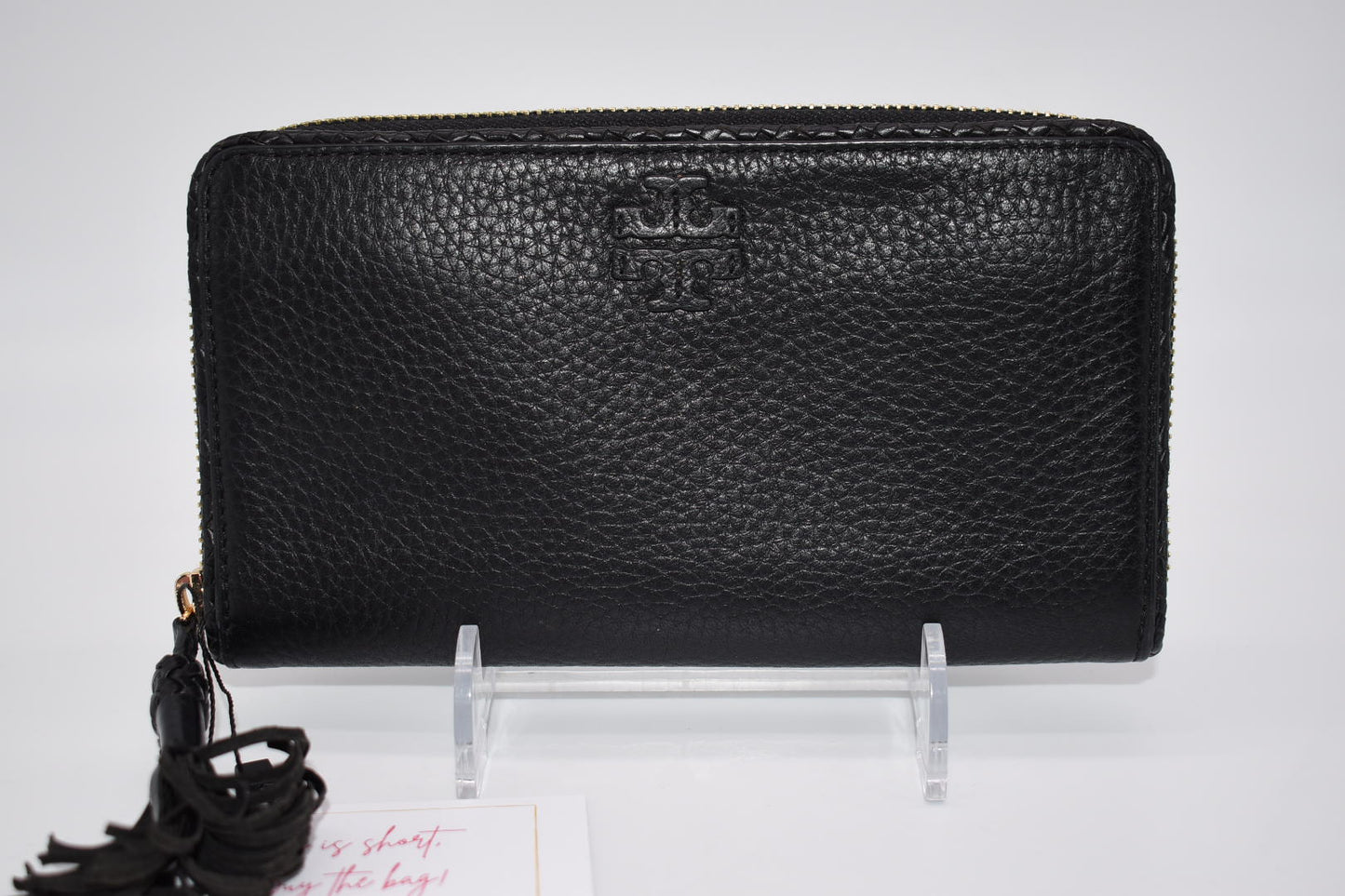 Tory Burch Taylor Zip Continental Wallet in Black