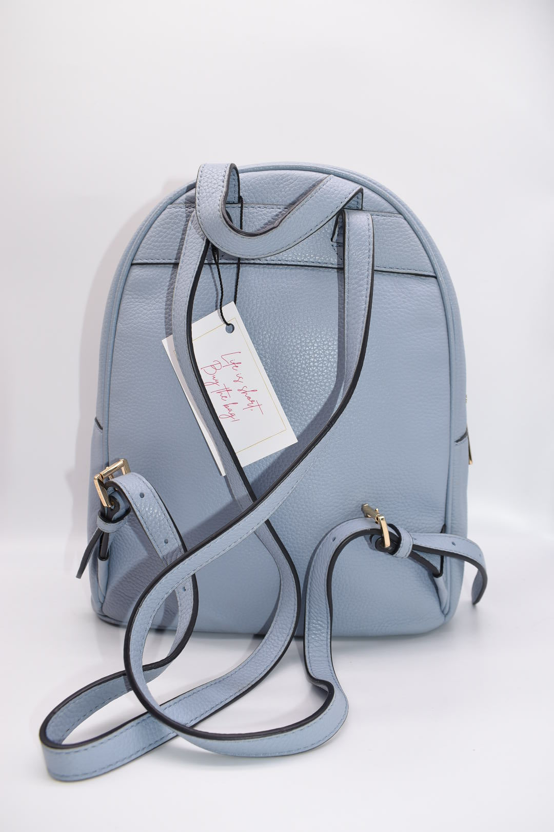 Michael Kors Abbey Medium Pebble Leather Backpack