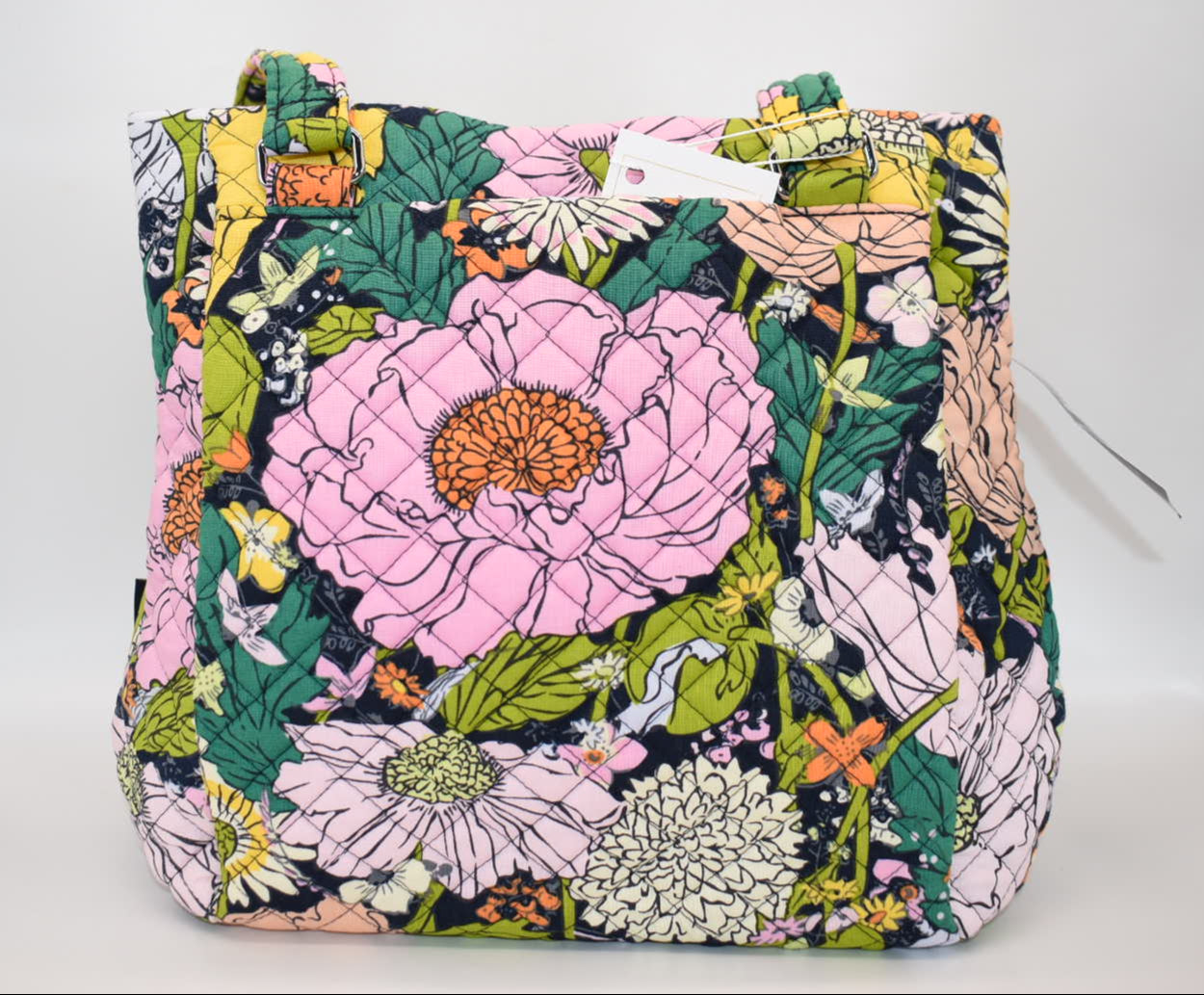 Vera Bradley Multi-Compartment Shoulder Bag in "Bloom Boom" Pattern