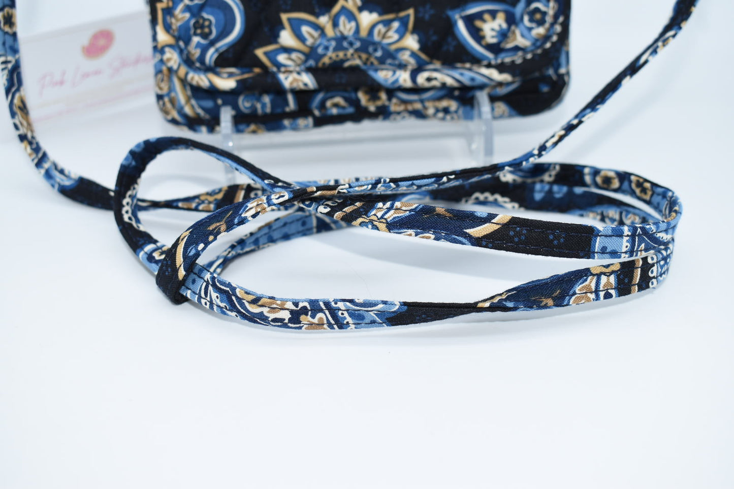 Vera Bradley Mini Hipster Crossbody Bag in "Windsor Navy" Pattern