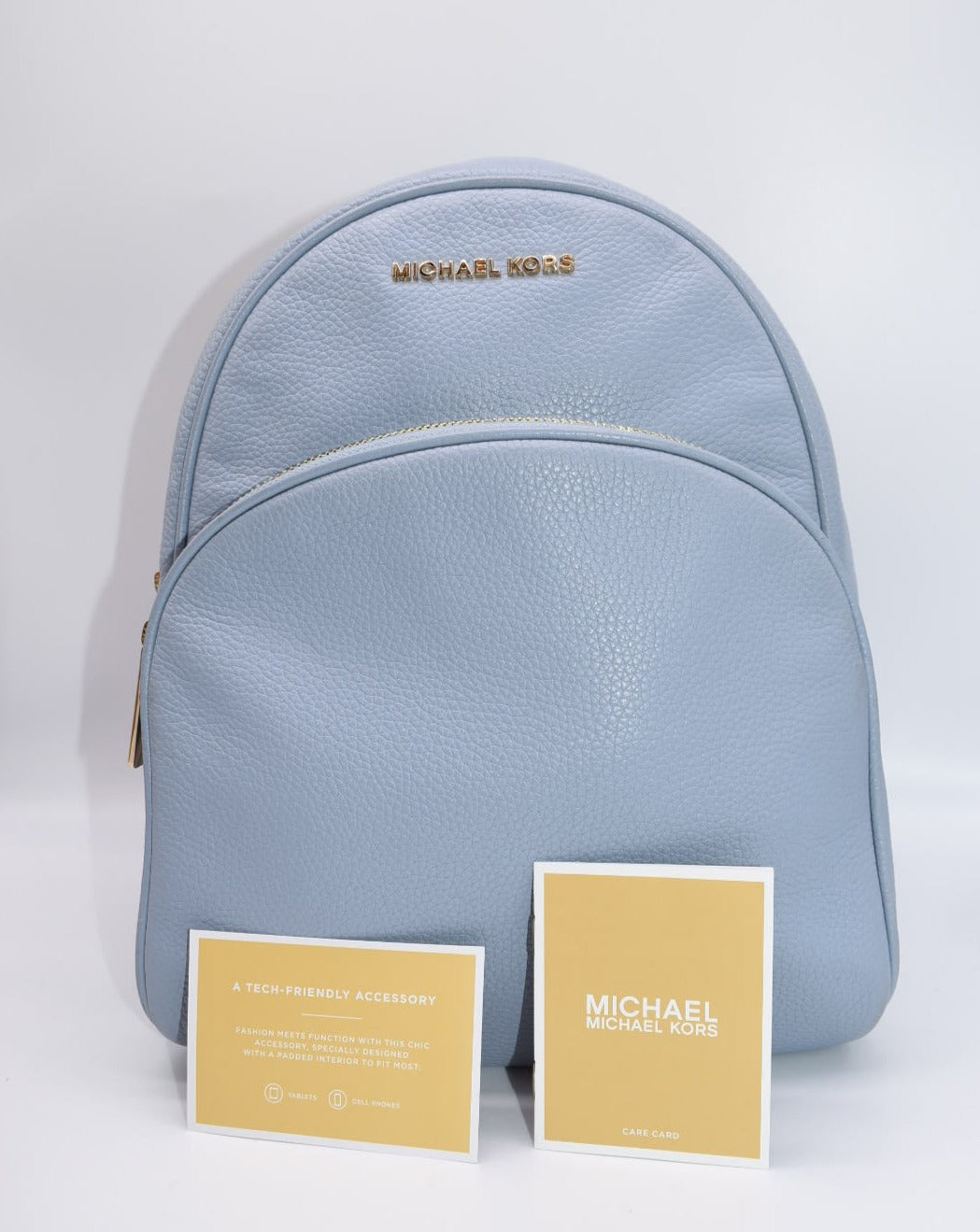 Michael Kors Abbey Medium Pebble Leather Backpack