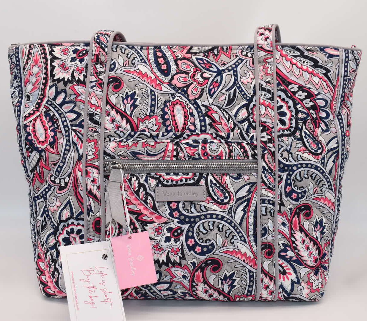 Vera Bradley Iconic Small Vera Tote Bag in Gramercy Paisley