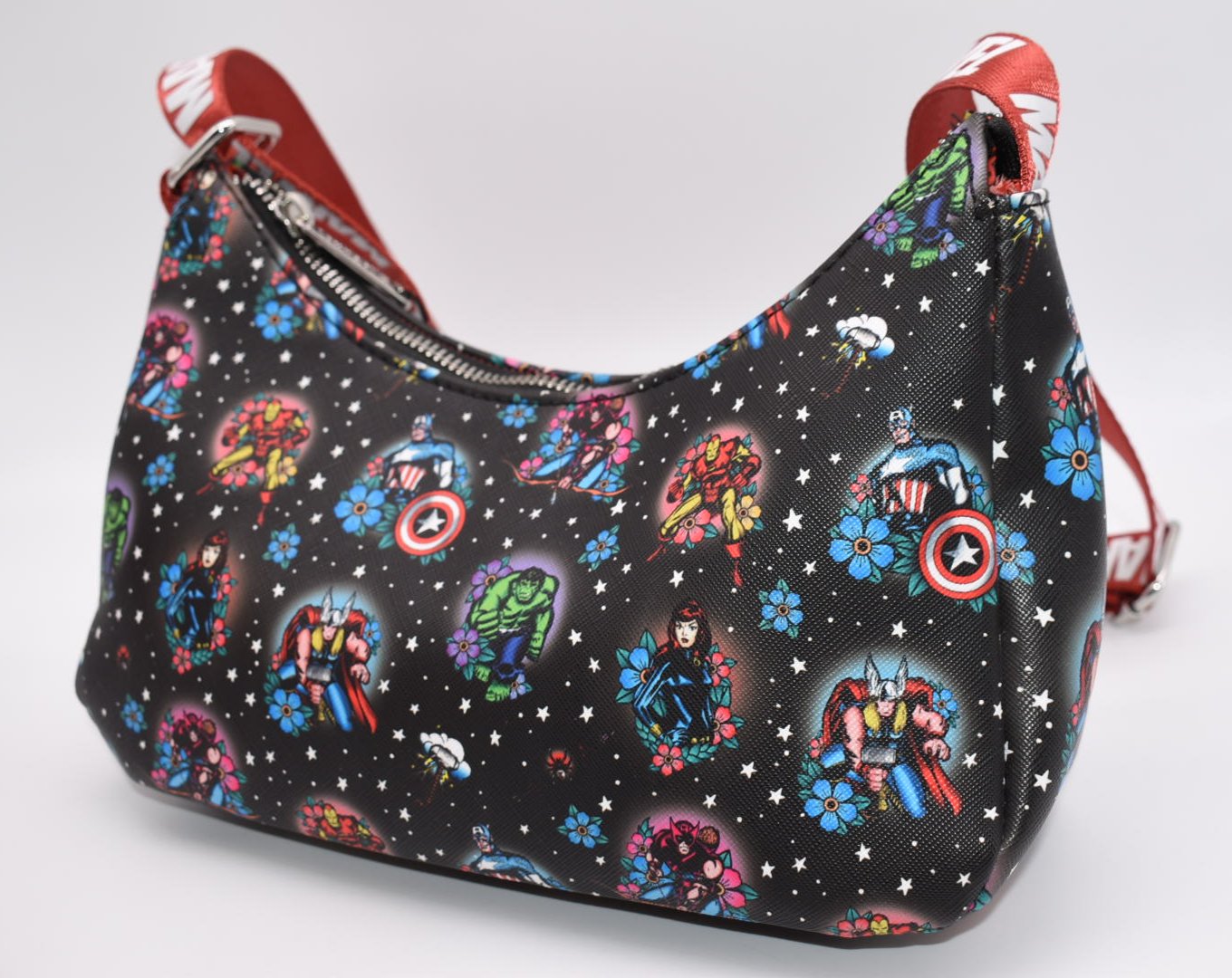 Loungefly Marvel Avengers Tattoo Shoulder Bag & Coin Pouch