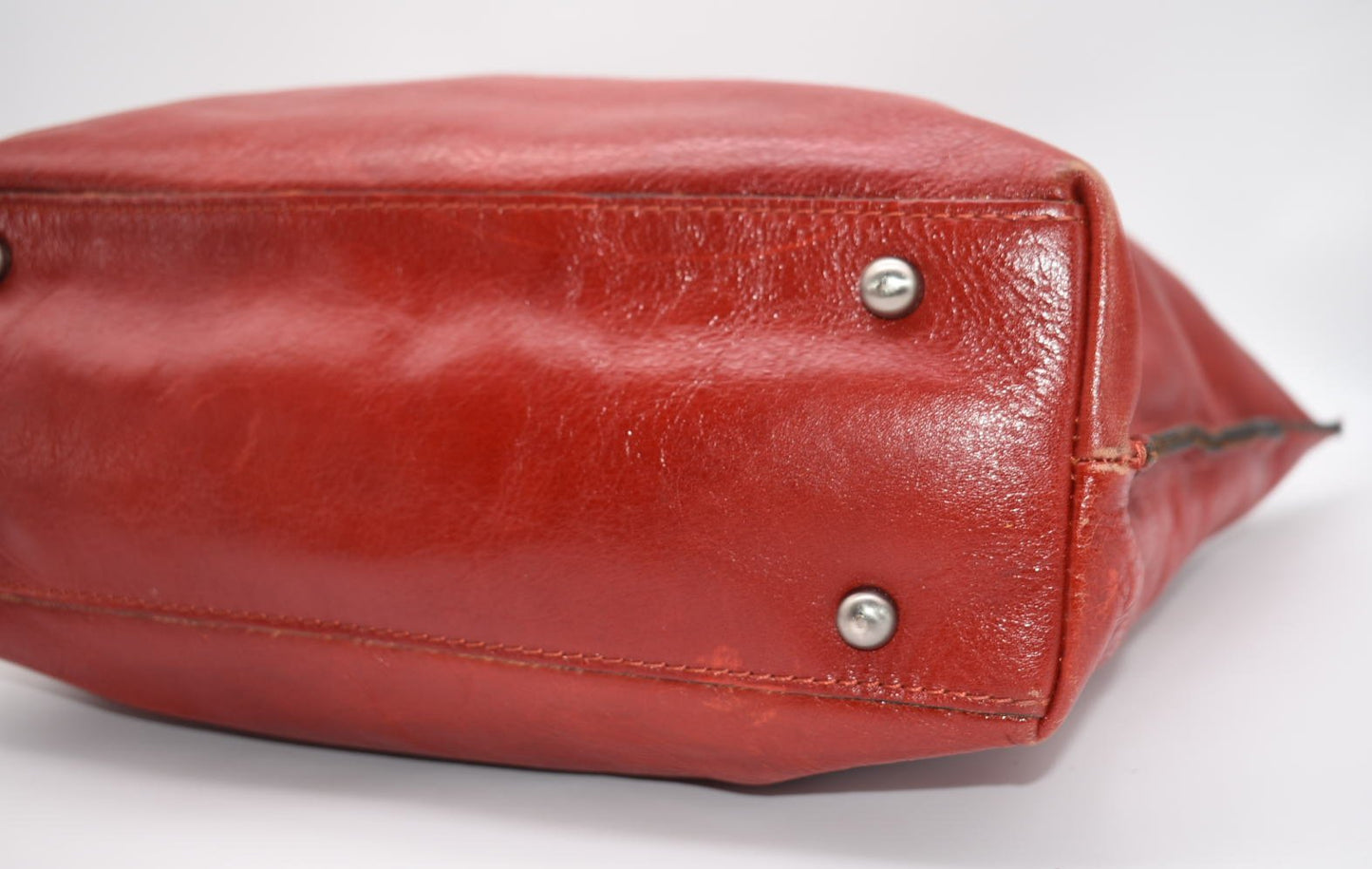 Patricia Nash Eastleigh Tote Bag in Distressed Red Leather