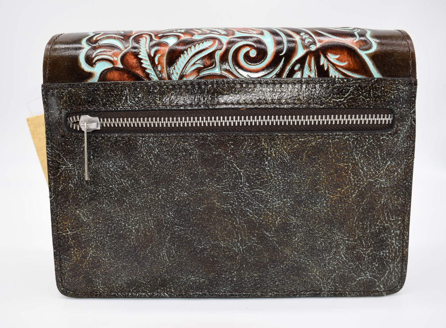 Patricia Nash cheapest Locri Crossbody Burnt Tooled Turquoise NWT $169