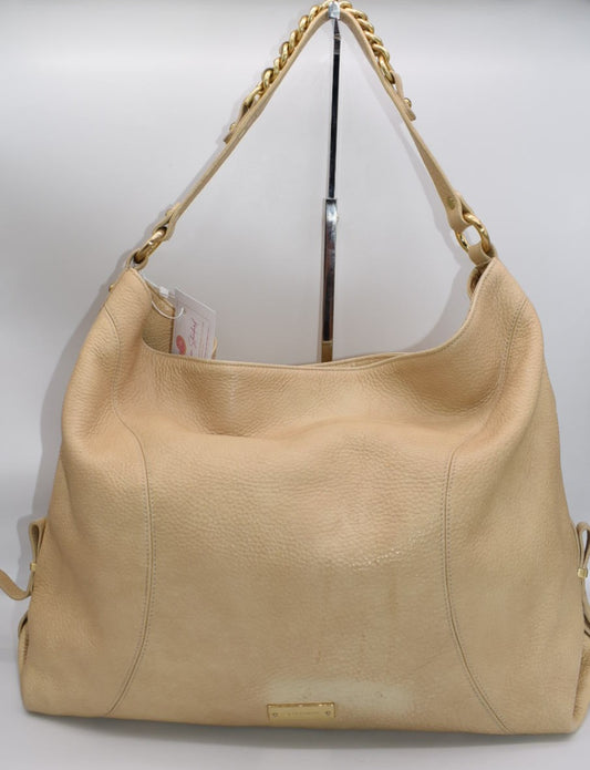 Brahmin Hailey Shoulder Bag in Panna Sonoma- Smooth Cream Leather