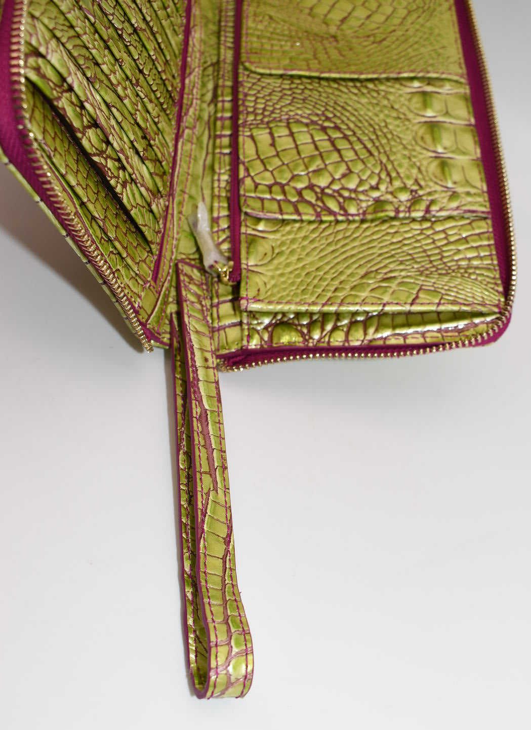 Brahmin Skyler Clutch/ Wallet in Limeade Melbourne