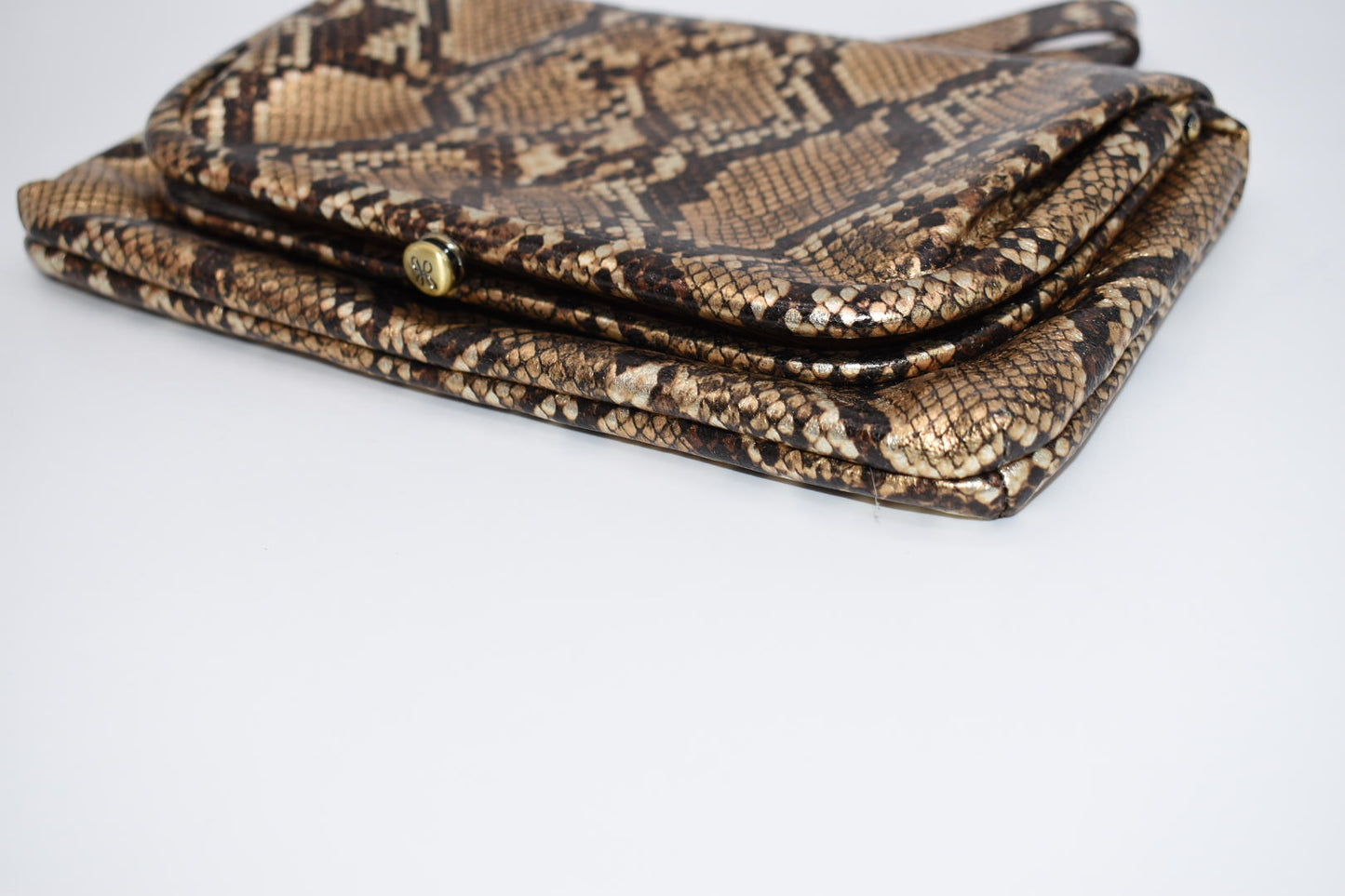 HOBO Lauren Wristlet in Golden Snake