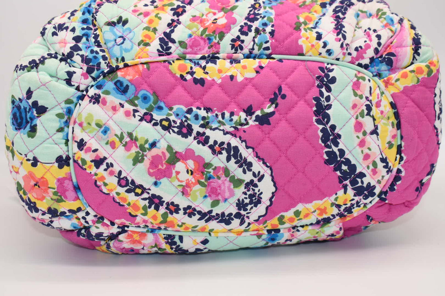 Vera Bradley Glenna Satchel Bag in "Wildflower Paisley" Pattern