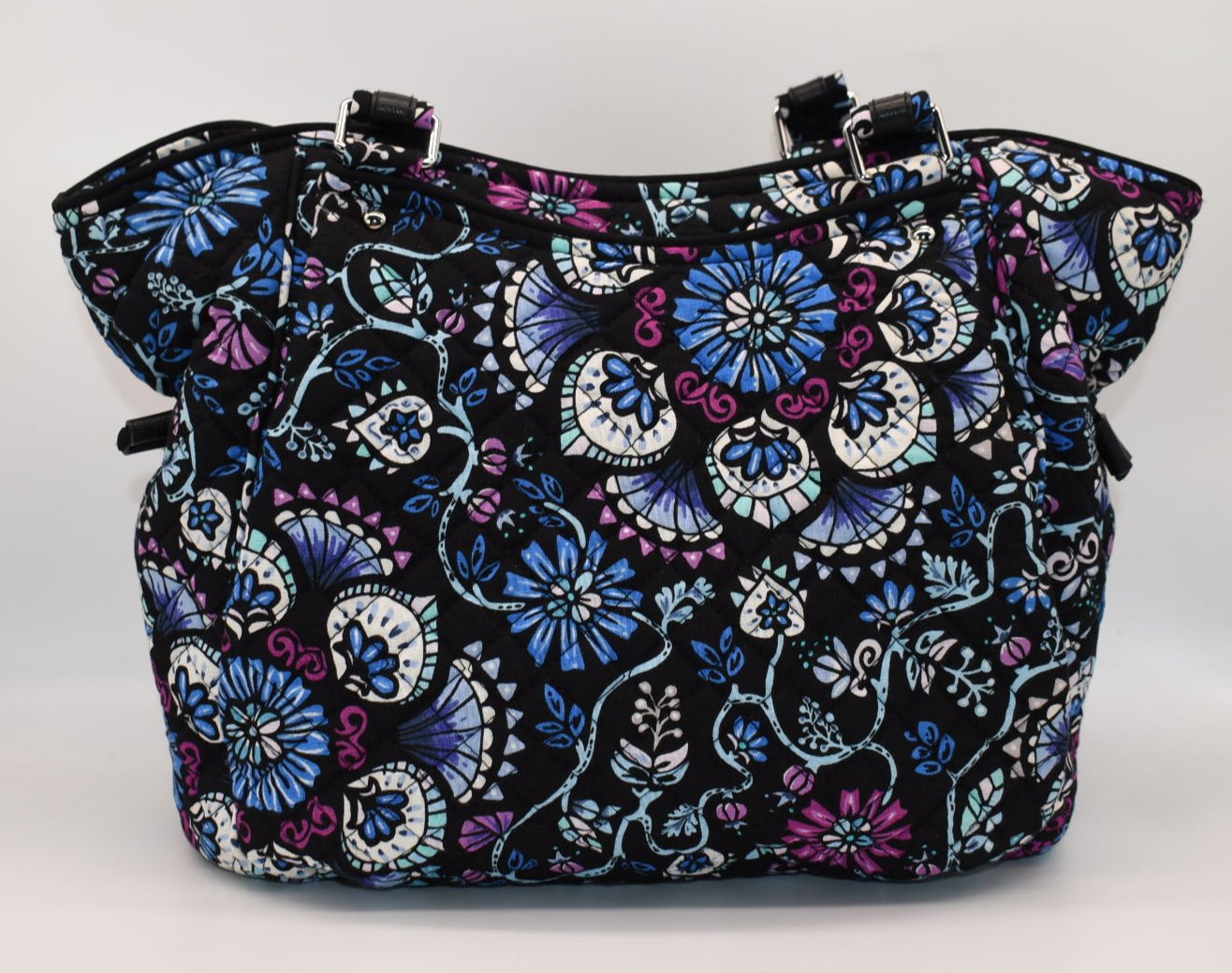 Vera Bradley Glenna Satchel Bag in Bramble Pattern