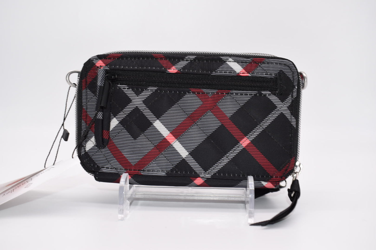 Vera Bradley RFID All in One Performance Twill Crossbody Bag in "Paris Plaid" Pattern