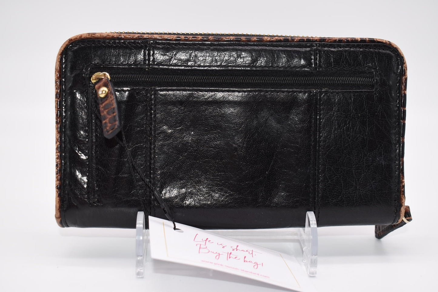 Vintage Brahmin Suri Wallet in Tuscan Black