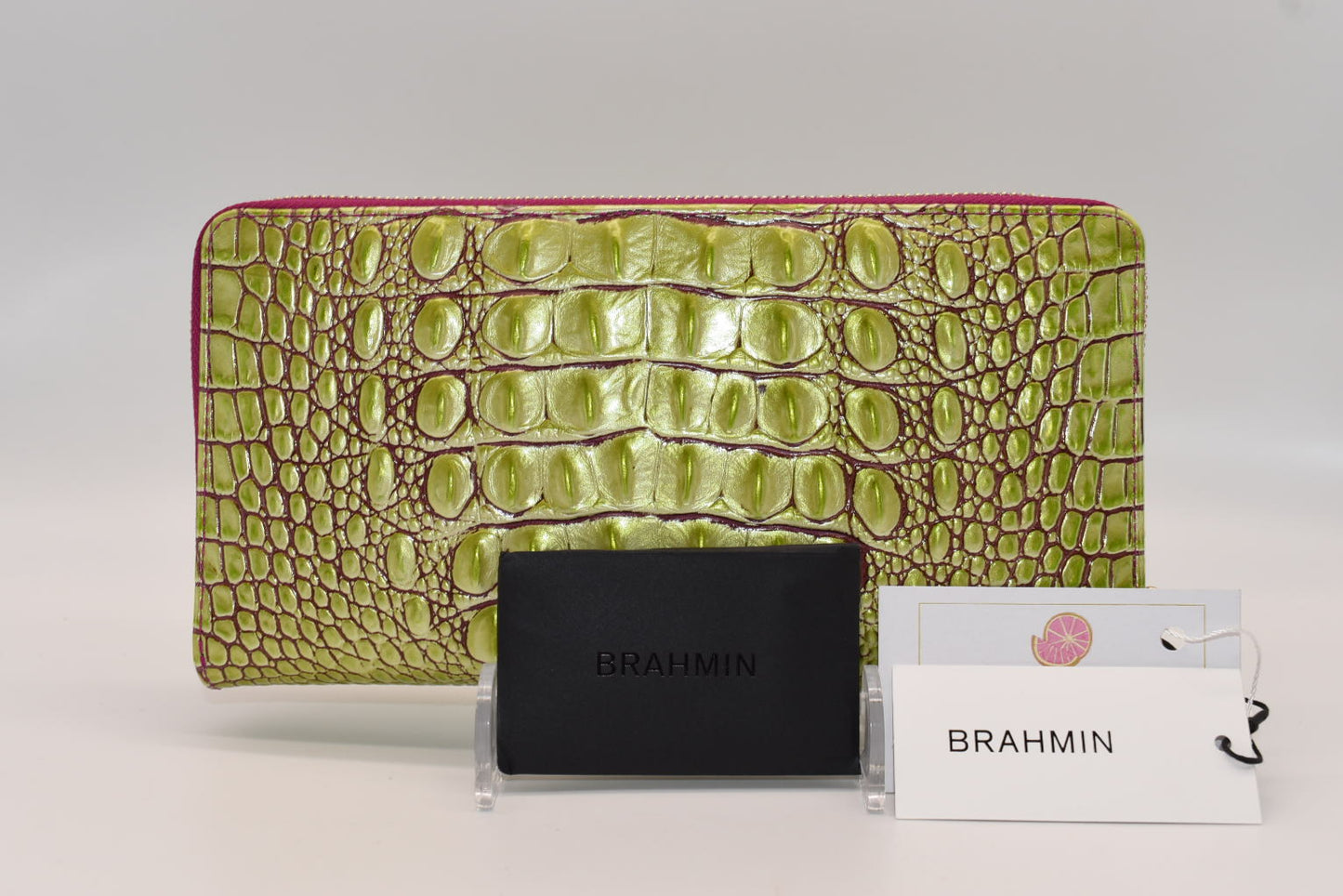 Brahmin Skyler Clutch/ Wallet in Limeade Melbourne