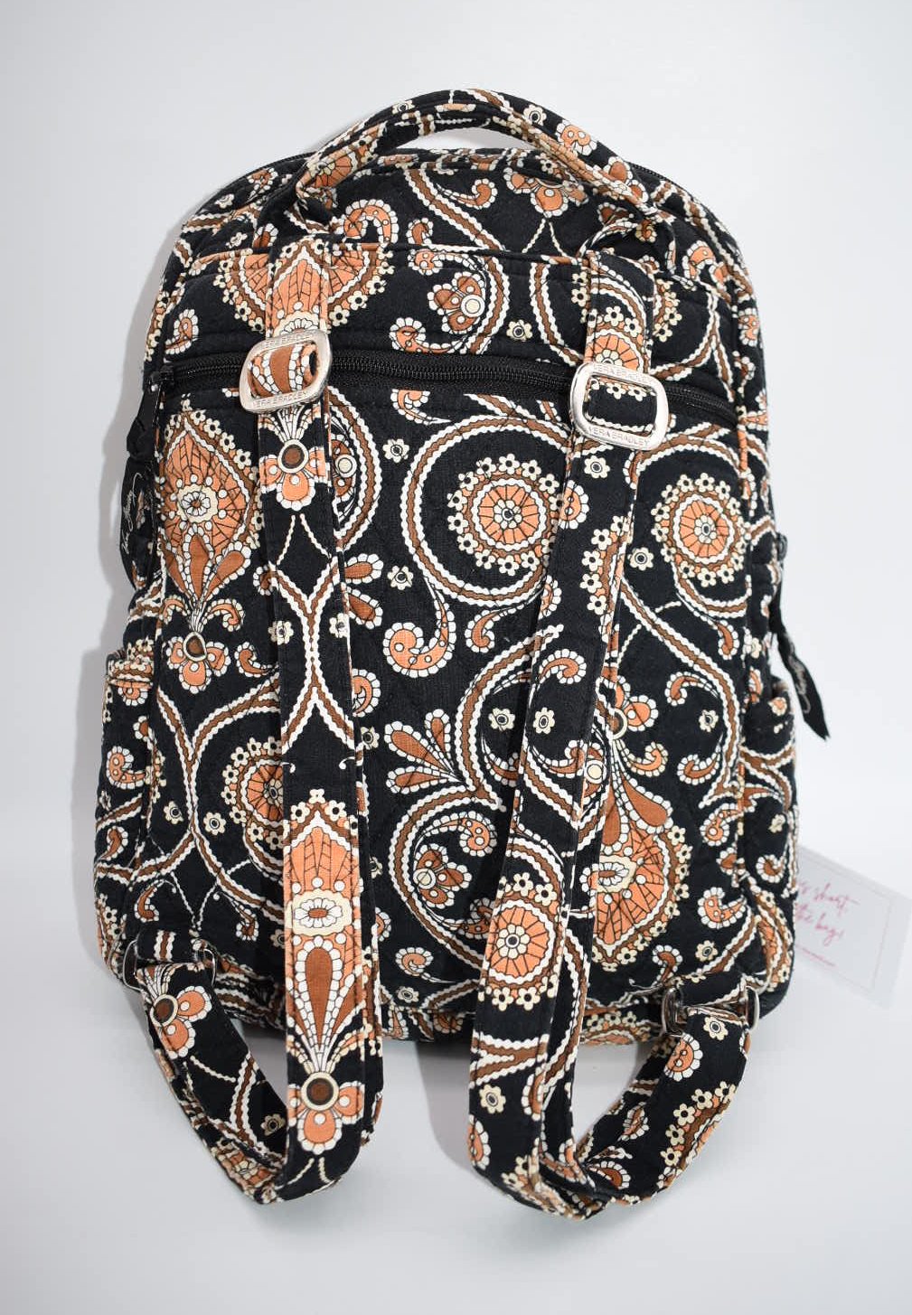 Vera Bradley Small Backpack in "Caffe Latte" Pattern