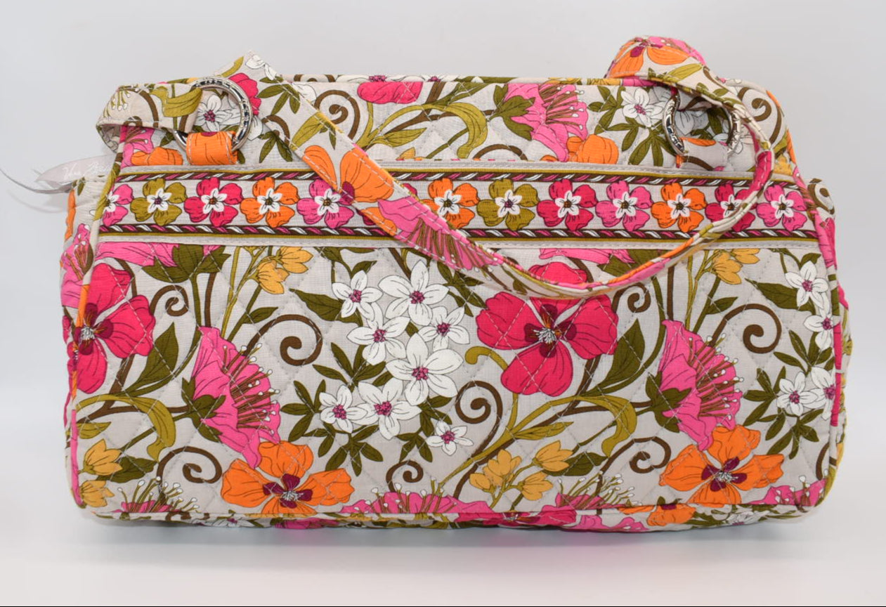 Vera Bradley Whitney Shoulder Bag in "Tea Garden" Pattern