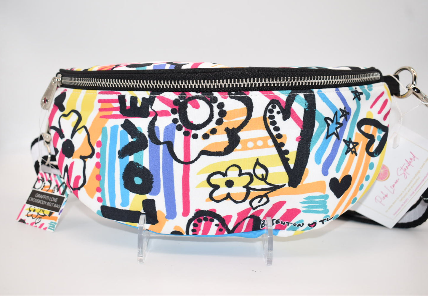 Brighton Graffiti Love Cross Body Belt Bag