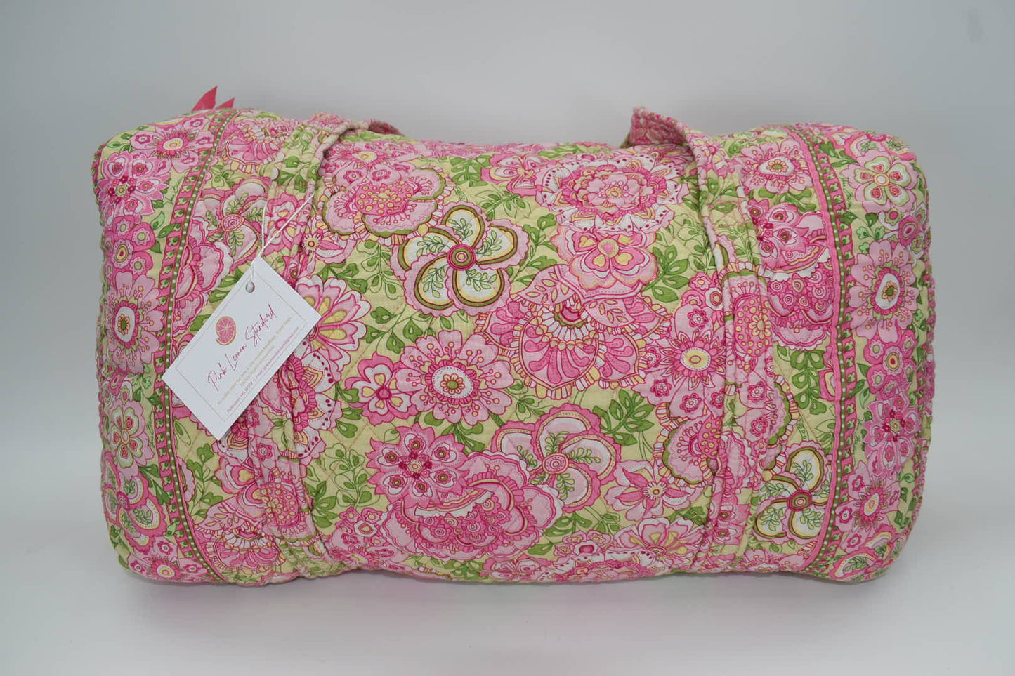 Vera Bradley Large Duffel Bag in "Petal Pink" Pattern