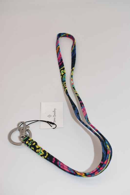 Vera Bradley Lanyard in "Twilight Paisley" Pattern