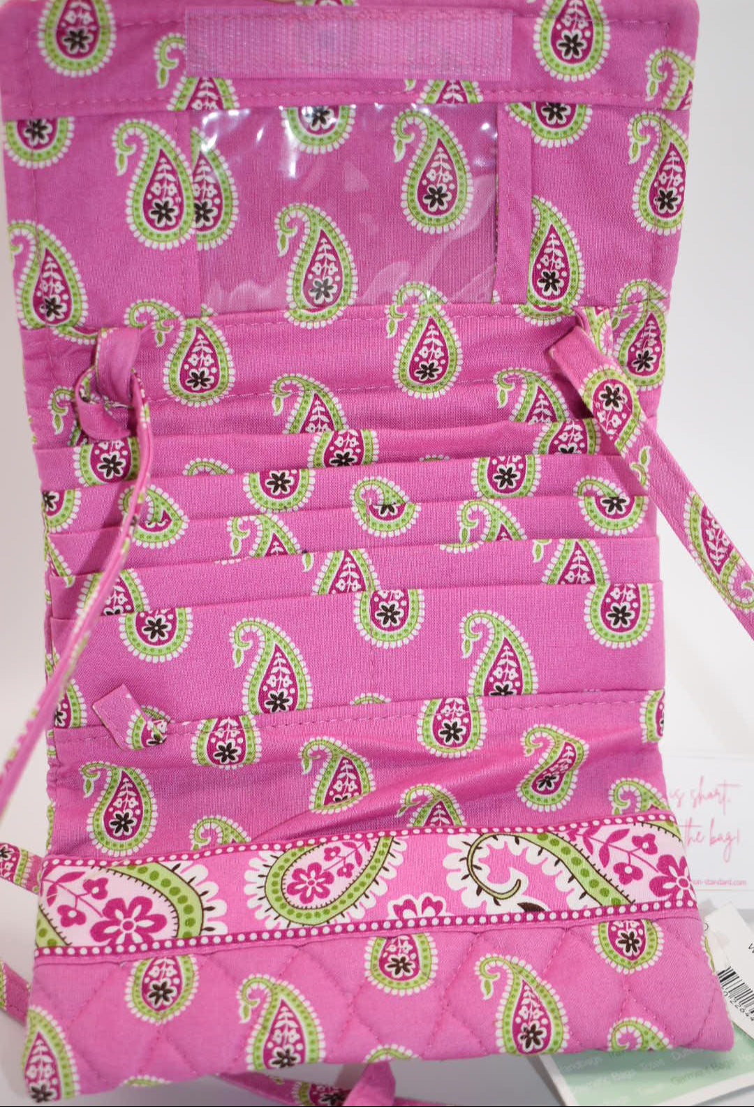 Vera Bradley Strap Wallet in "Bermuda Pink" Pattern