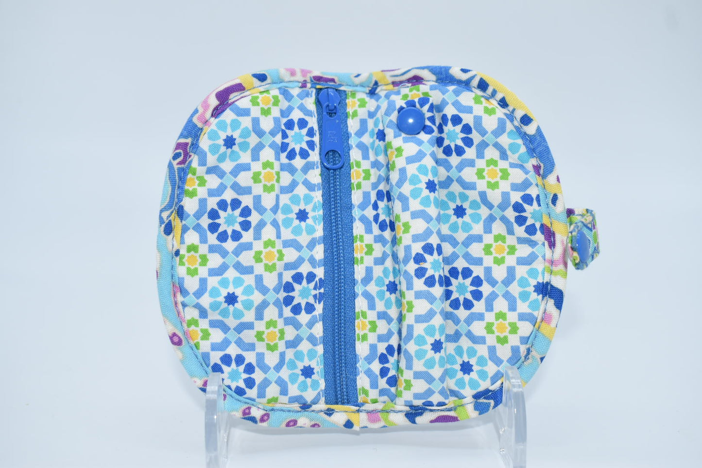 Vera Bradley Mini Jewelry Roll Pouch in "Capri Blue" Pattern