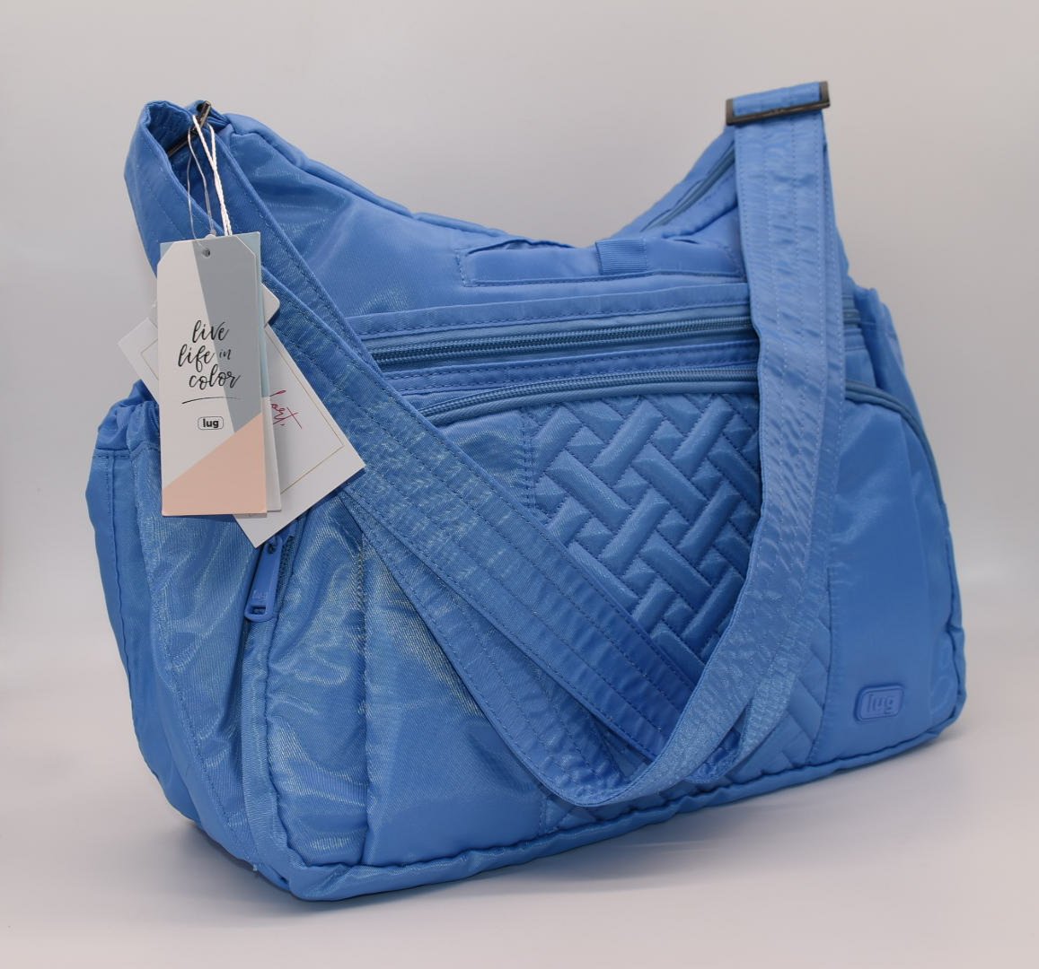 Lug Gallop Crossbody Bag in Blue