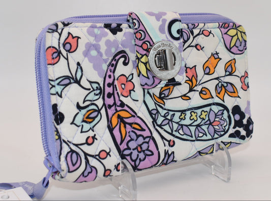 Vera Bradley RFID Turnlock Wallet in "Maddalena Paisley" Pattern