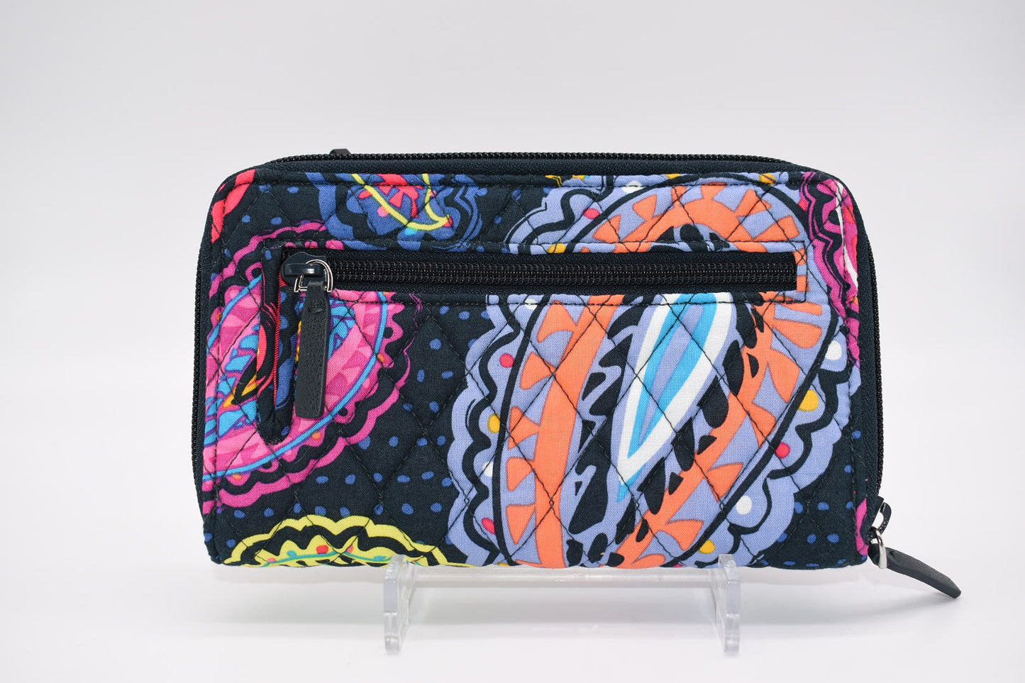 Vera Bradley RFID Turnlock Wallet in "Twilight Paisley" Pattern