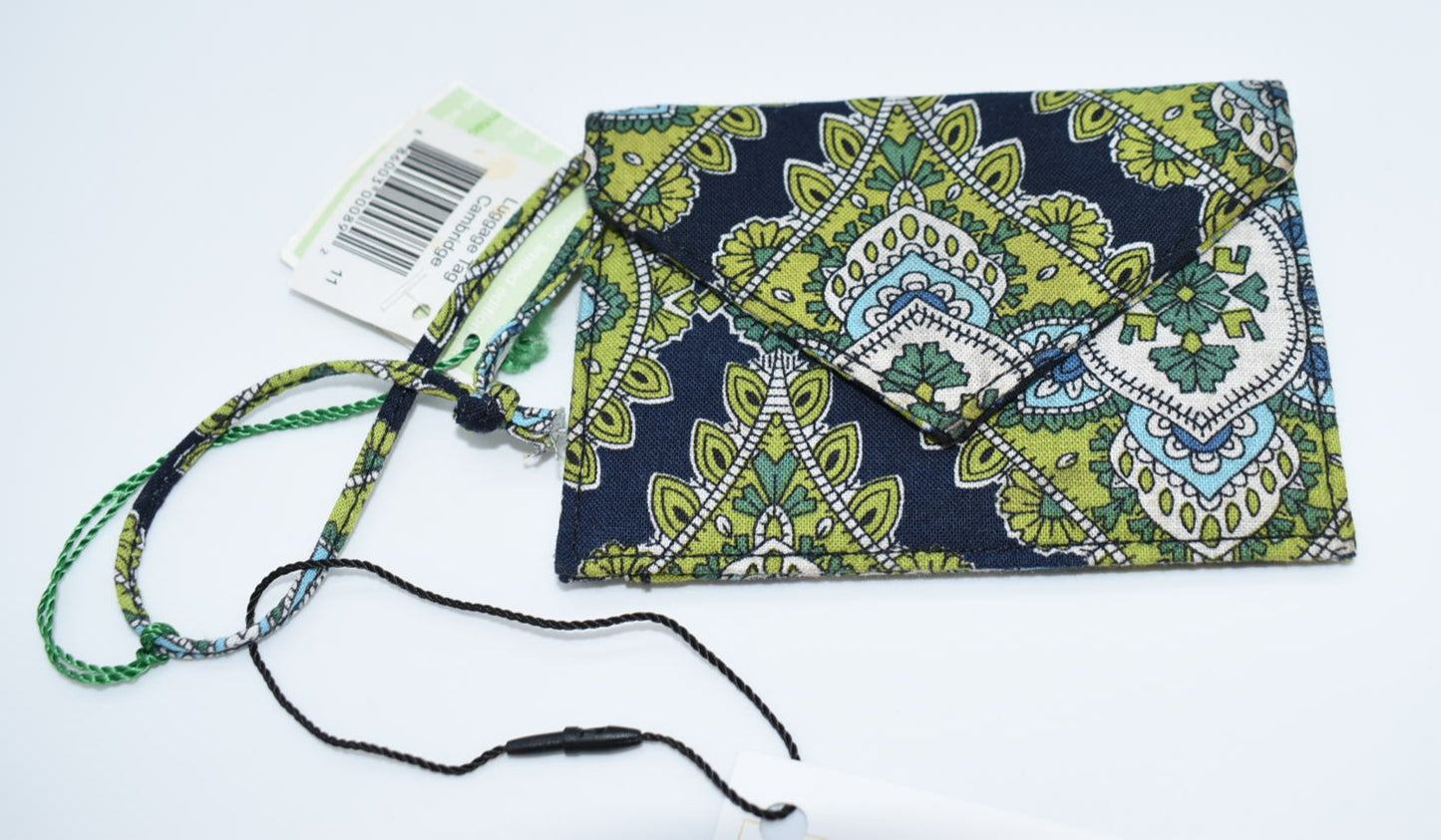 Vera Bradley Luggage Tag in "Cambridge" Pattern