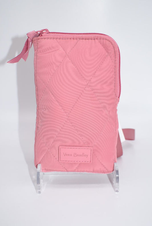 Vera Bradley Ultralight RFID Mini Cell Phone Crossbody Bag in "Strawberry Ice"