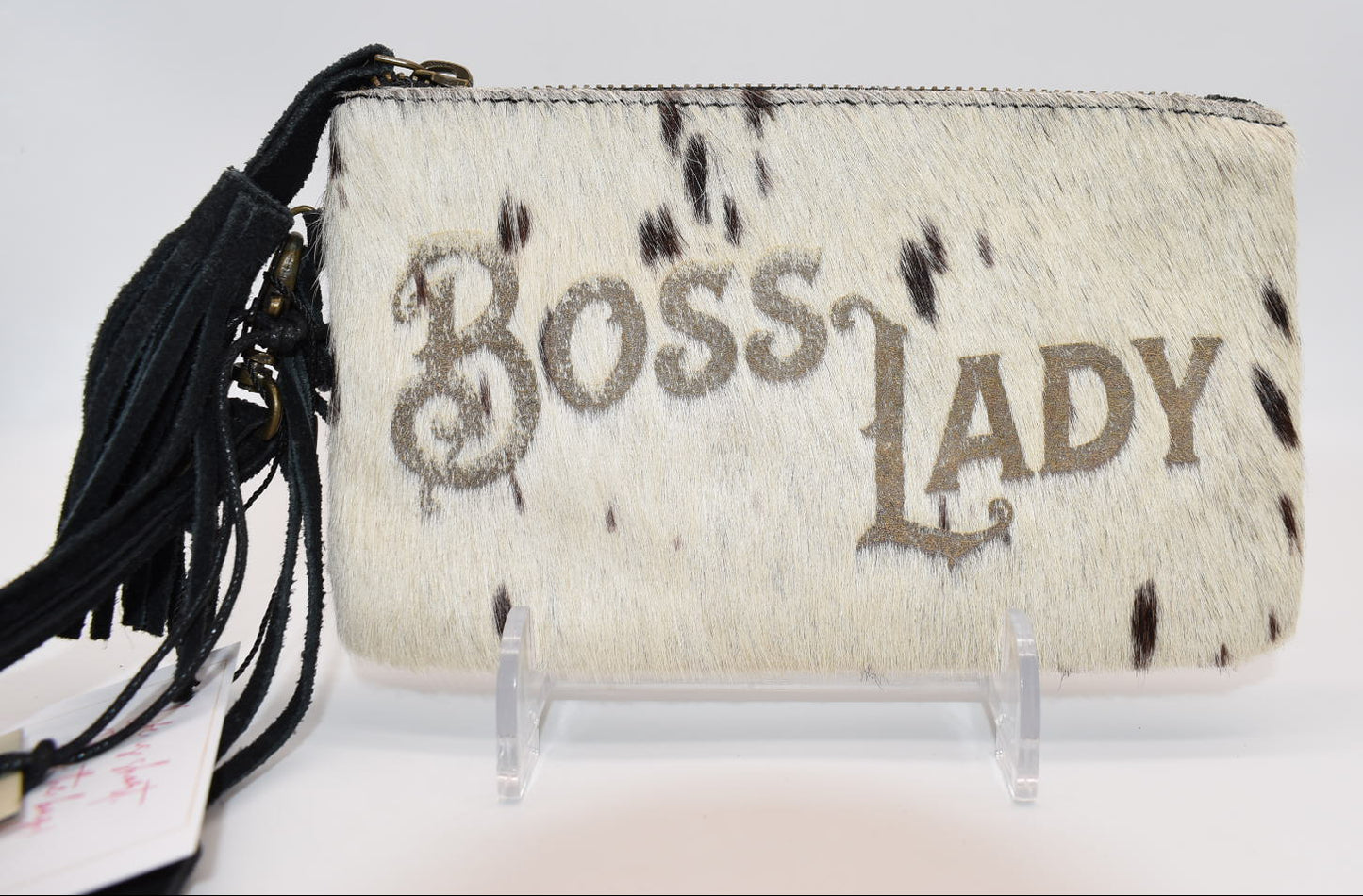 Idyllwind "Boss Lady" Spotted Cowhide Clutch/ Wristlet