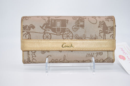 Vintage Coach Horse & Carriage Wallet