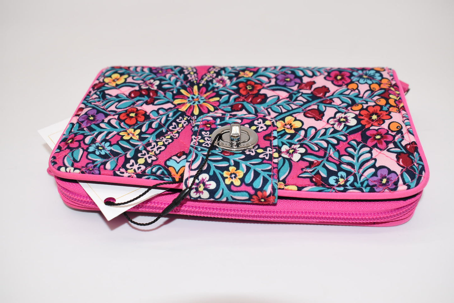 Vera Bradley RFID Turnlock Wallet in "Kalediscope" Pattern