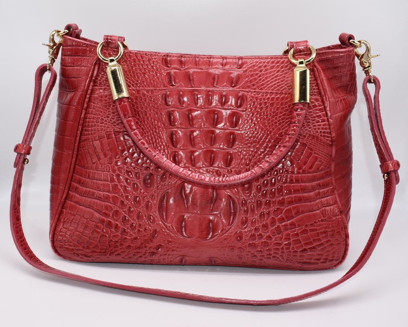 Brahmin Ruby Satchel Bag in Cherry Tree Melbourne