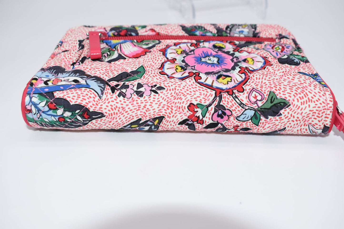 Vera Bradley RFID Turnlock Wallet in "Stitched Flowers" Pattern