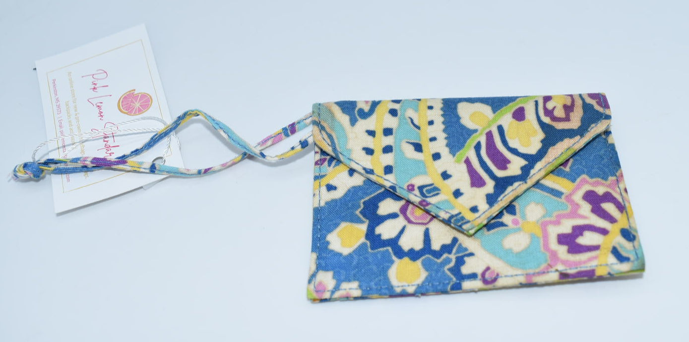 Vera Bradley Luggage Tag in "Capri Blue" Pattern