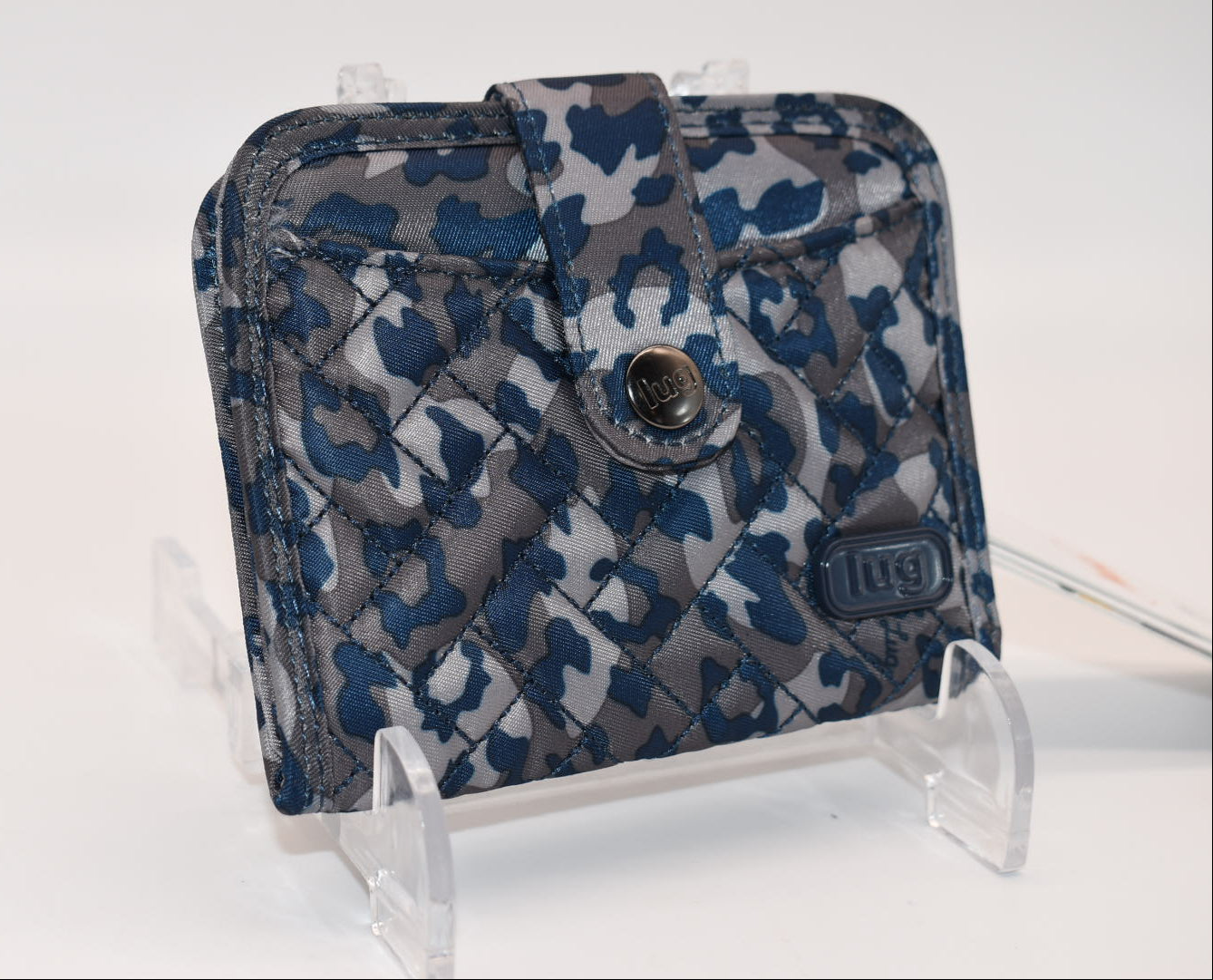 Lug Minuet Wallet in Leopard Navy