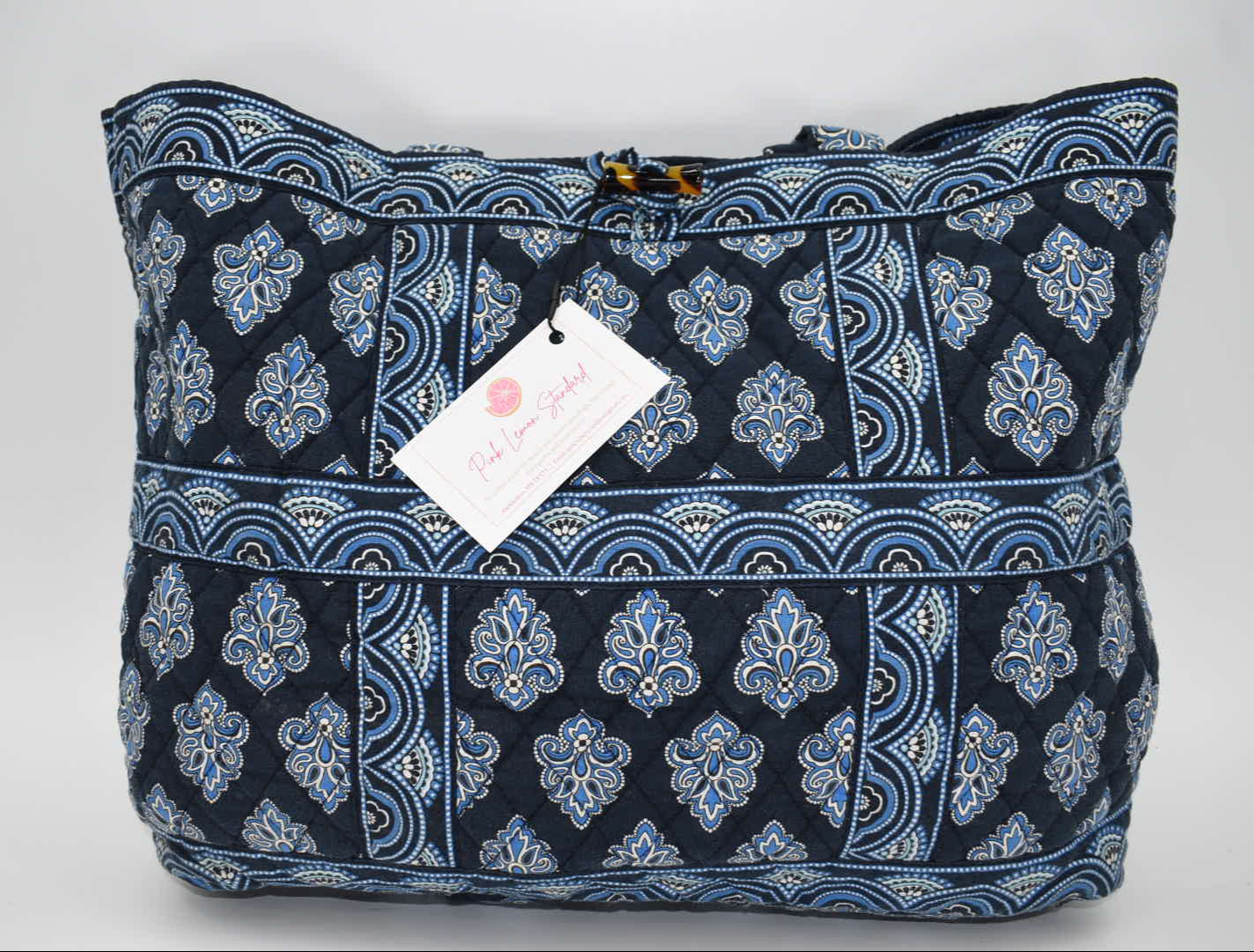 Vera Bradley Large Tic Tac Tote Bag in "Calypso" Pattern