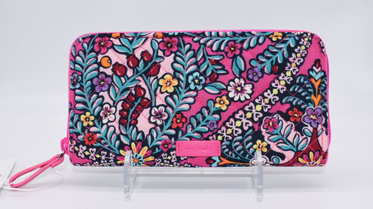 Vera Bradley Iconic RFID Georgia Wallet in "Kaleidoscope" Pattern