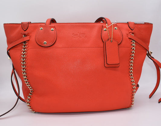 Coach Tatum Tote Bag with Whiplash Detail