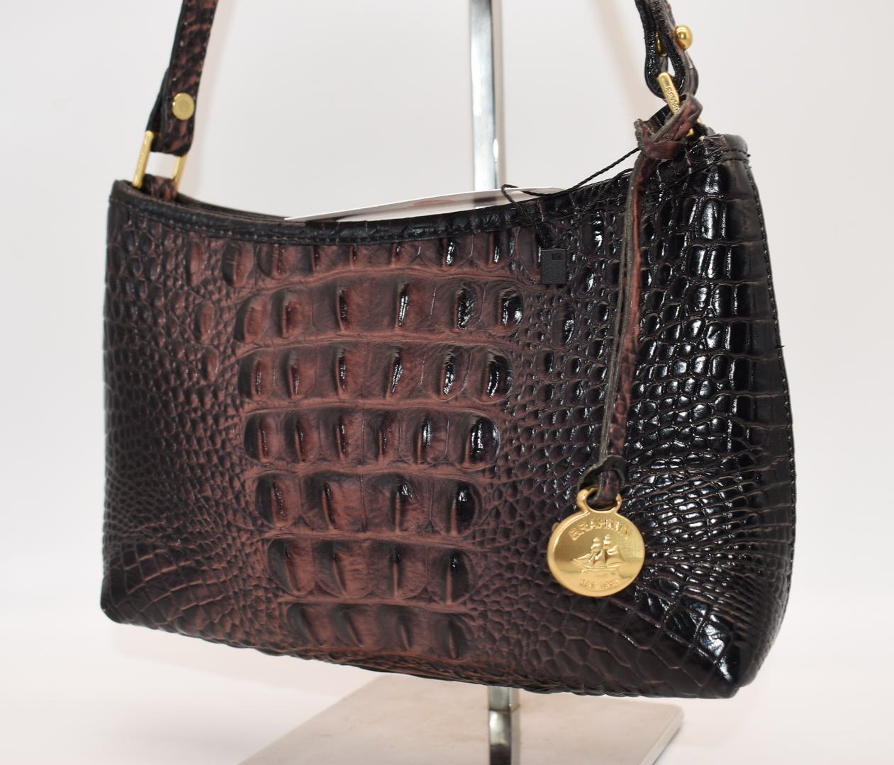 Brahmin Lorelei Shoulder Bag in Dark Brown Cocoa Melbourne